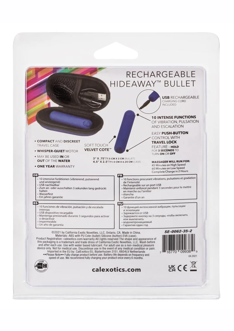 Rechargeable Hideaway Bullet Vibrator - Image 5