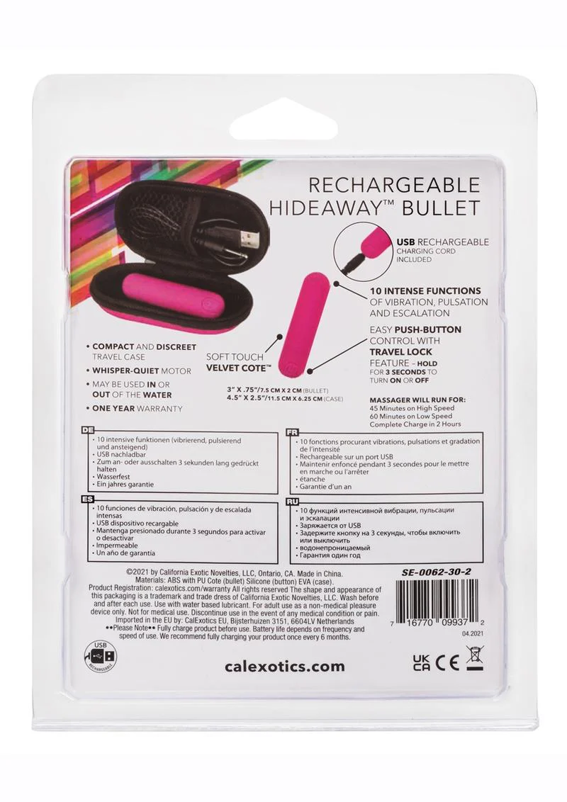 Rechargeable Hideaway Bullet Vibrator - Image 8