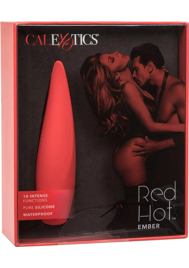 Red Hot Ember USB Rechargeable Silicone Massager Waterproof - Image 2