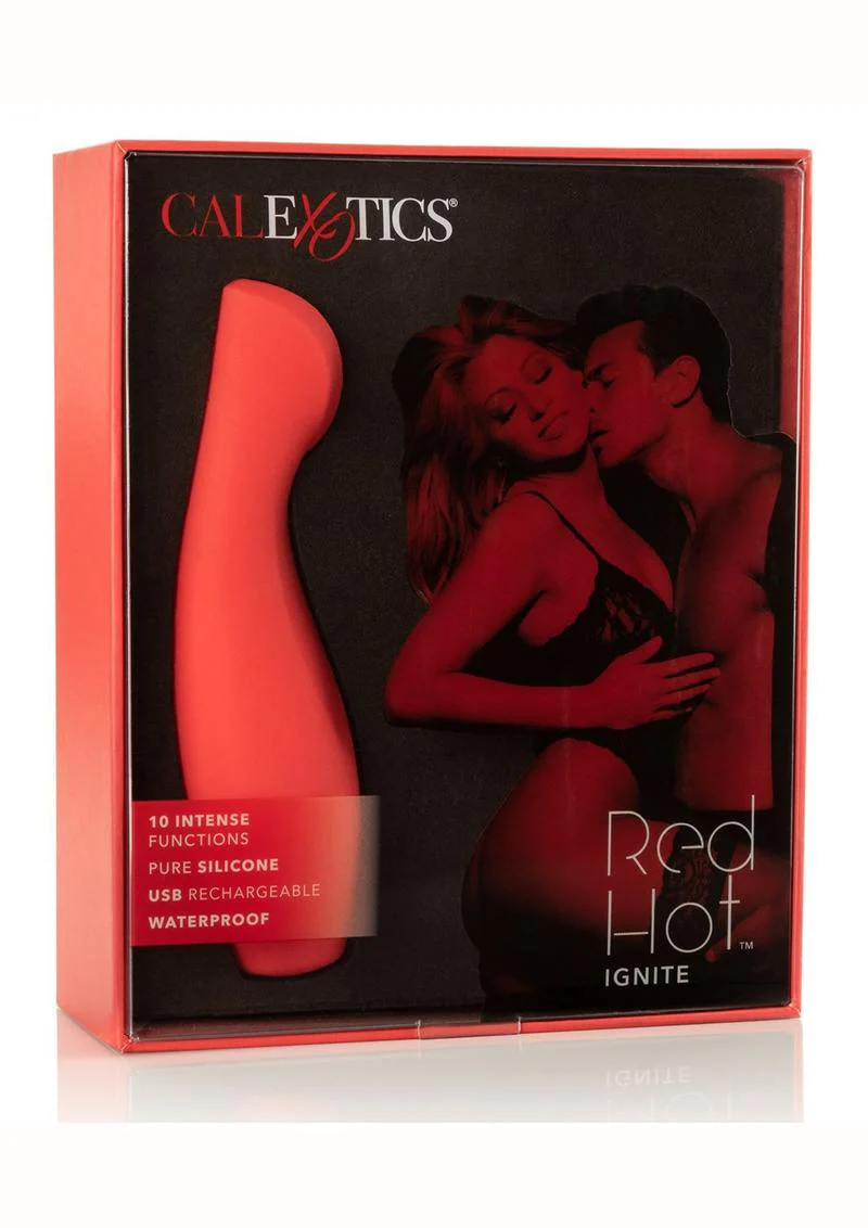 Red Hot Ignite Clitoral Stimulation Silicone Rechargeable Waterproof - Image 2