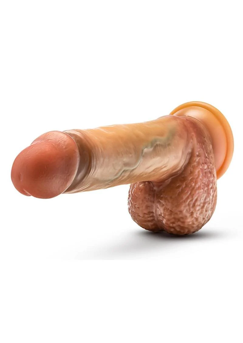 Renaissance Raphael Silicone Sliding Foreskin Dildo with Squeezable Balls - Image 3