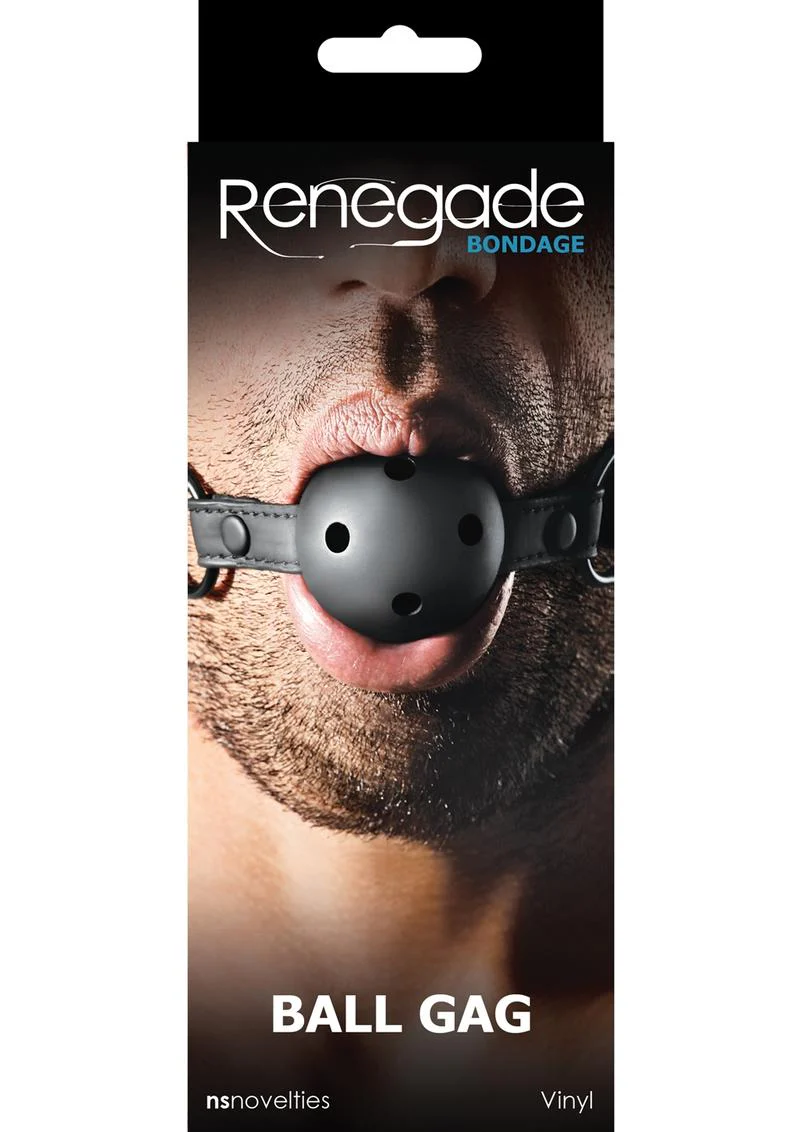 Renegade Bondage Vinyl Ball Gag - Image 2