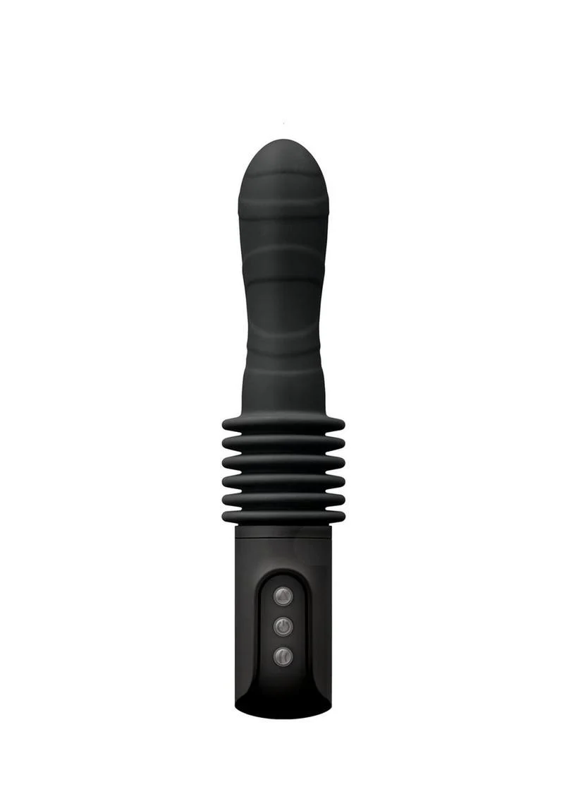 Renegade Rechargeable Deep Stroker Silicone Thrusting Vibrating Wand Massager - Image 3