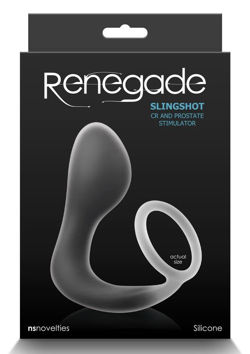 Renegade Slingshot Silicone Cock Ring and Prostate Plug - Image 2