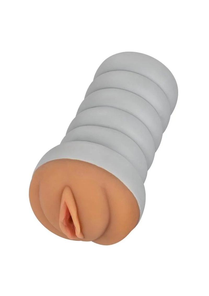 Ribbed Gripper Tight Pussy Dual Dense Textured Masturbator Stroker - Image 3