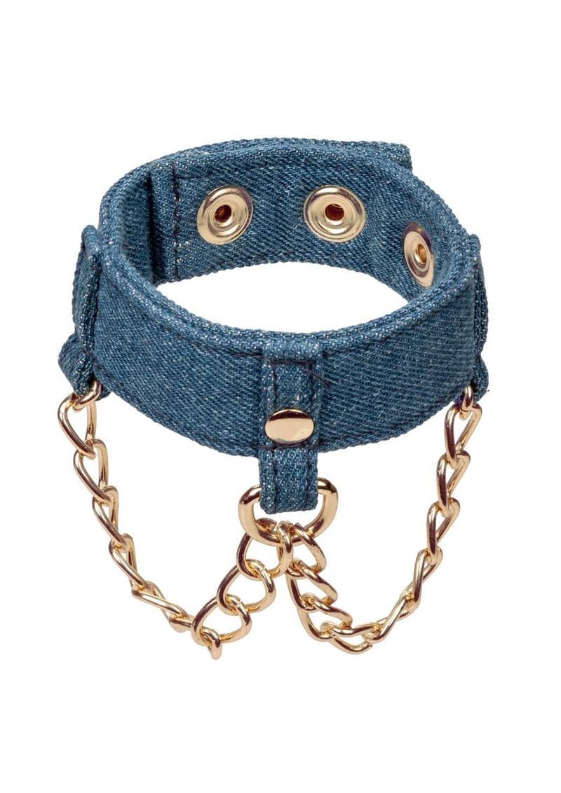 Ride 'Em Premium Denim Collection Wrist Cuffs - Image 3