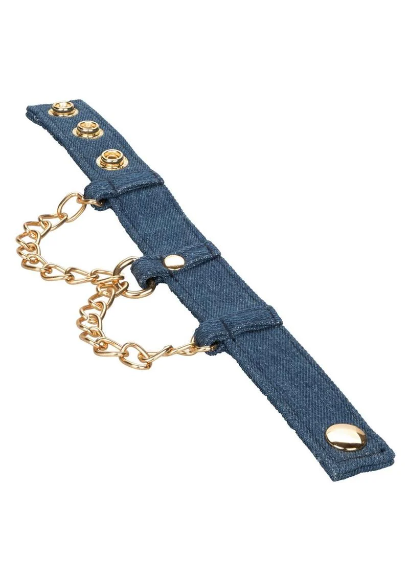 Ride 'Em Premium Denim Collection Wrist Cuffs - Image 4