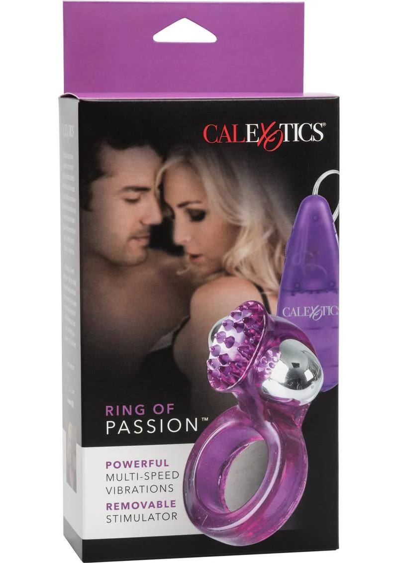 Ring Of Passion Vibrating Cock Ring with Clitoral Stimulation - Image 2