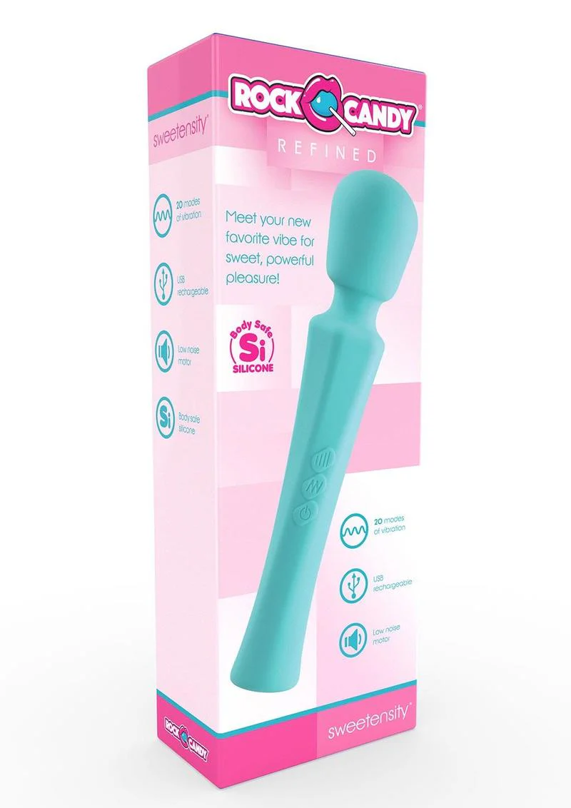 Rock Candy Sweetentsity Rechargeable Silicone Vibrating Wand - Image 2