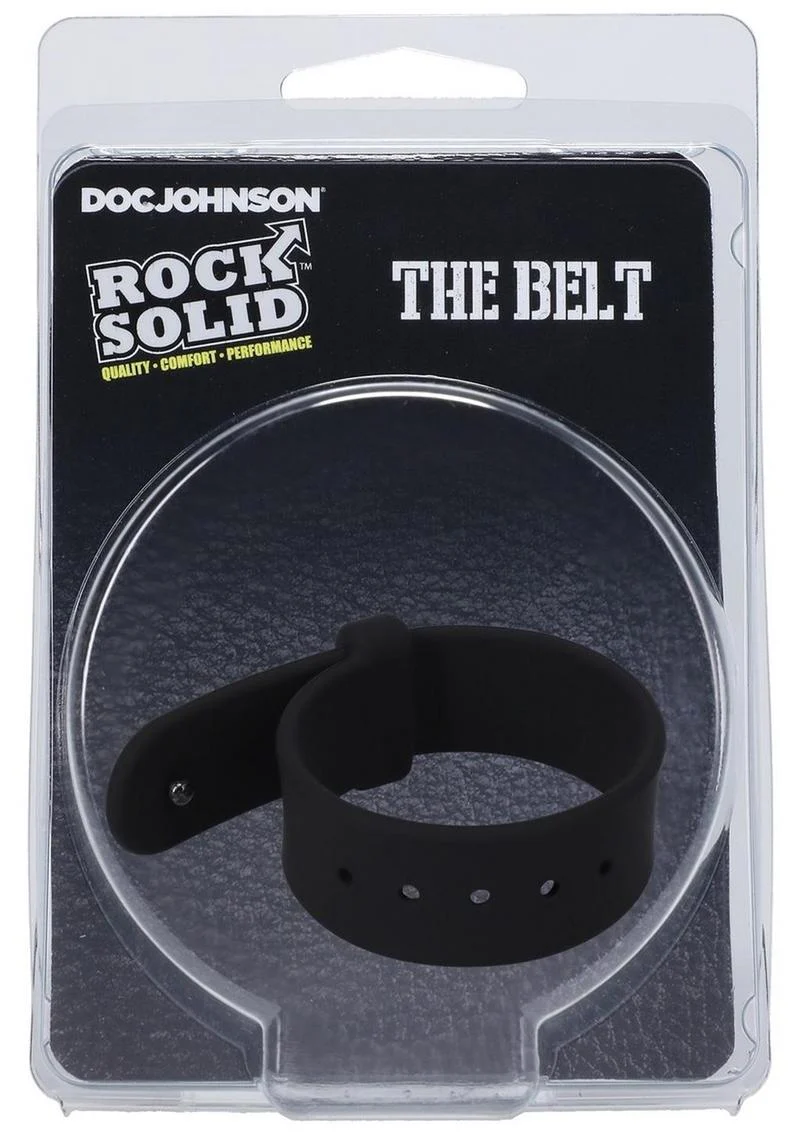 Rock Solid The Belt Adjustable Silicone Cock Ring - Image 2