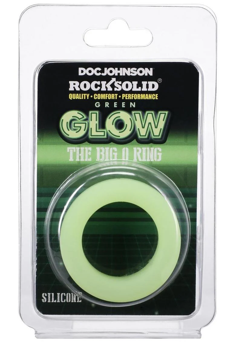 Rock Solid The Big O Glow In The Dark Silicone Cock Ring - Image 11