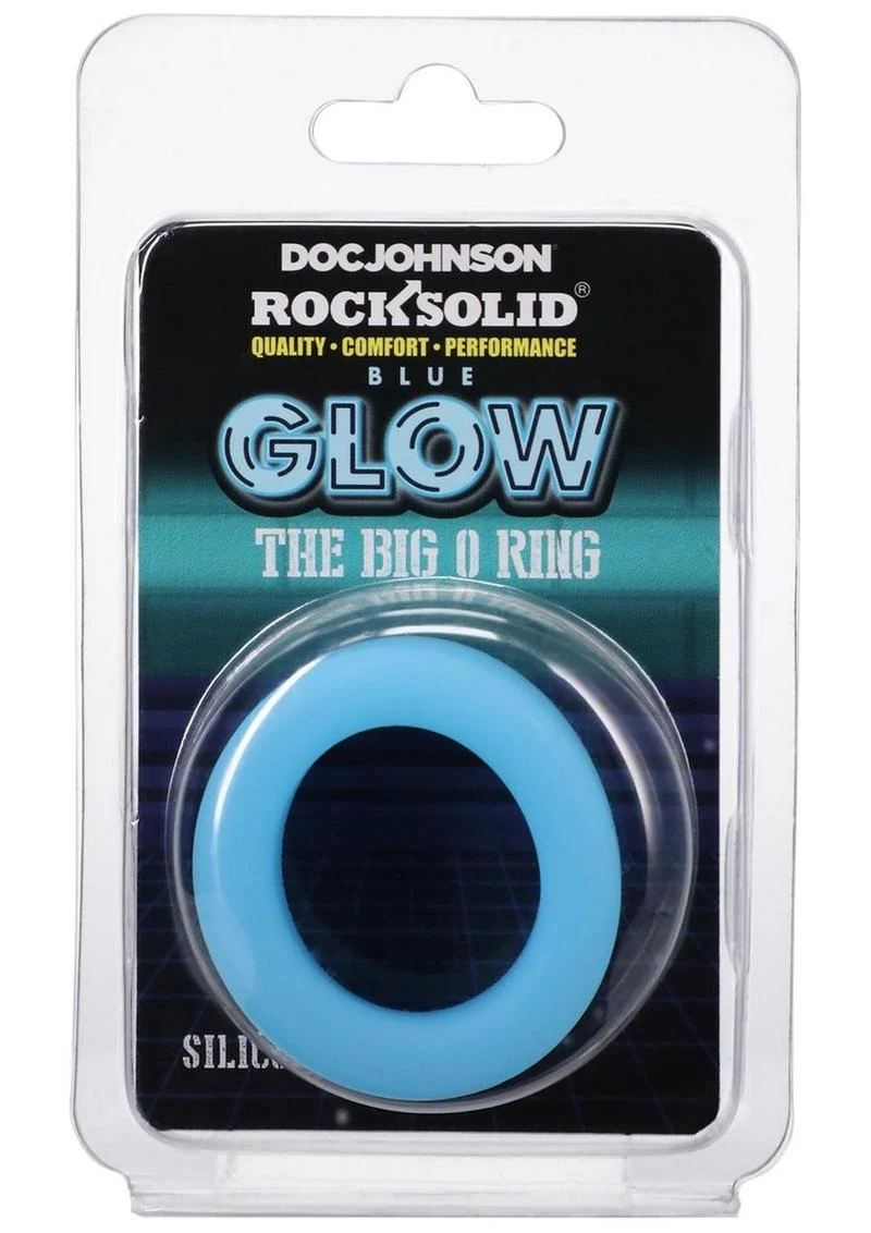 Rock Solid The Big O Glow In The Dark Silicone Cock Ring - Image 5