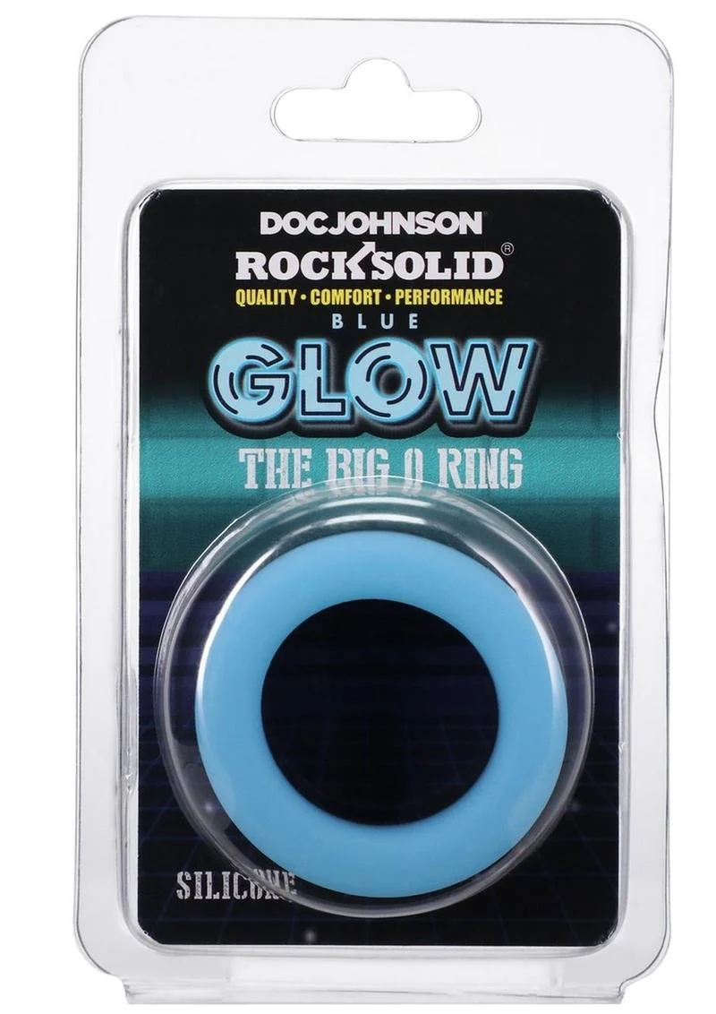 Rock Solid The Big O Glow In The Dark Silicone Cock Ring - Image 8