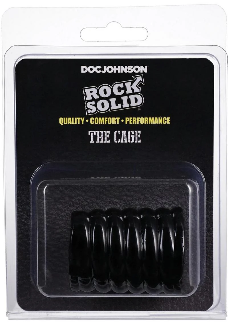 Rock Solid The Cage Textured Cock Ring - Image 2