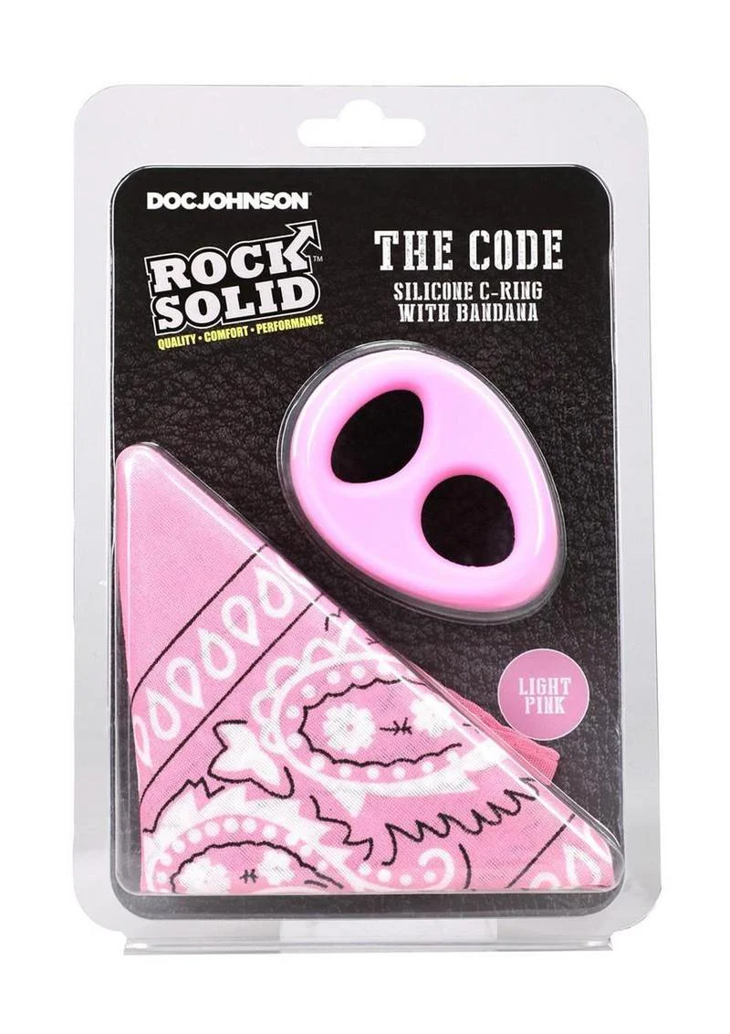 Rock Solid The Code Silicone Cock Ring with Bandana - Image 29