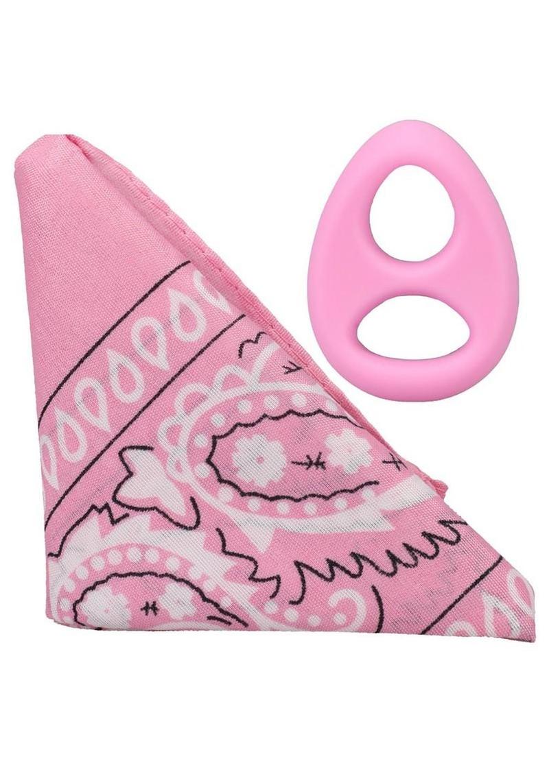 Rock Solid The Code Silicone Cock Ring with Bandana - Image 7