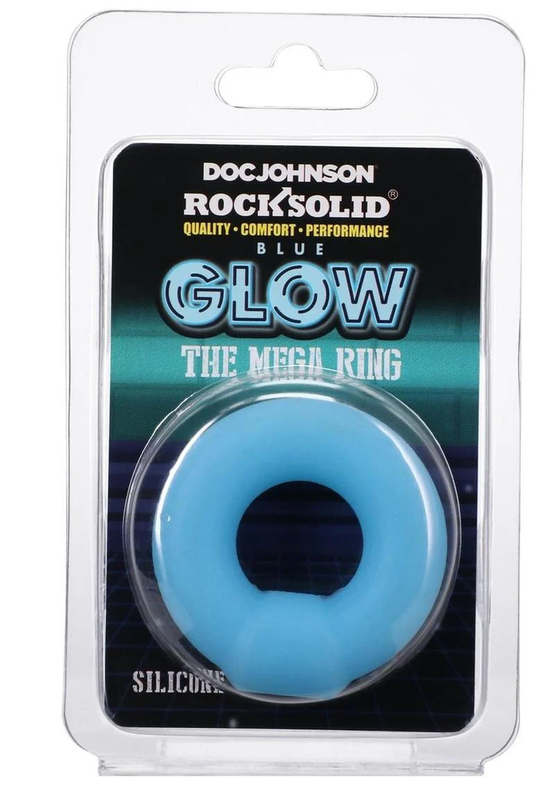 Rock Solid The Mega Ring Glow In The Dark Silicone Cock Ring - Image 3