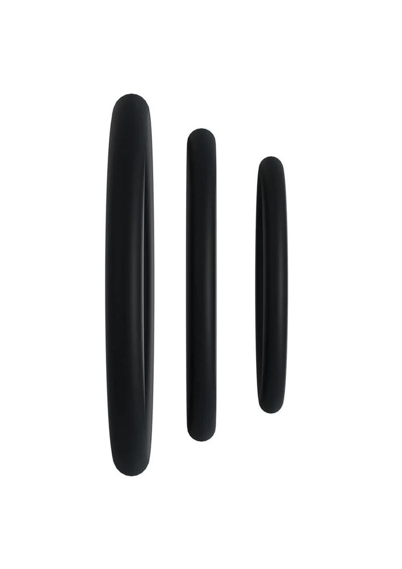 Rock Solid Tri-Pack Rubber Gasket Cock Ring - Image 4