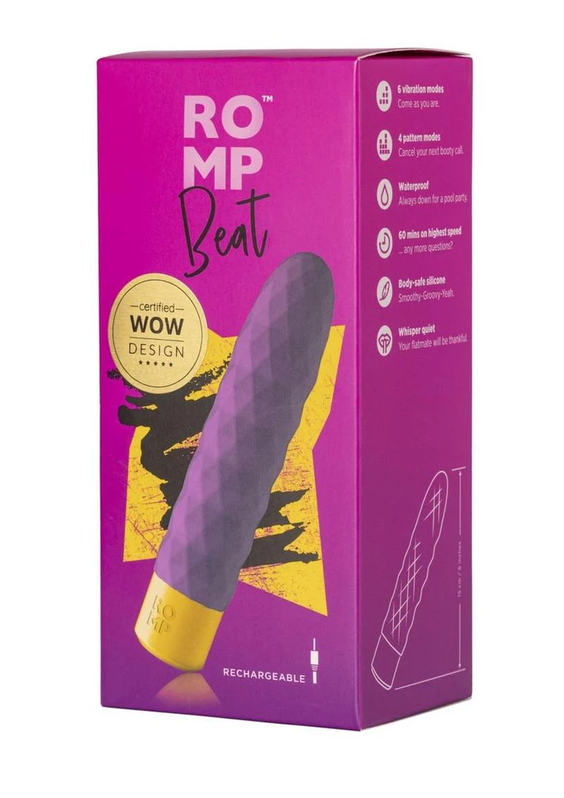 Romp Beat Rechargeable Silicone Bullet - Image 2