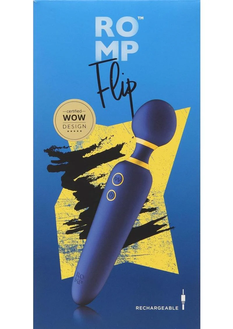 Romp Flip Rechargeable Silicone Wand Massager - Image 2