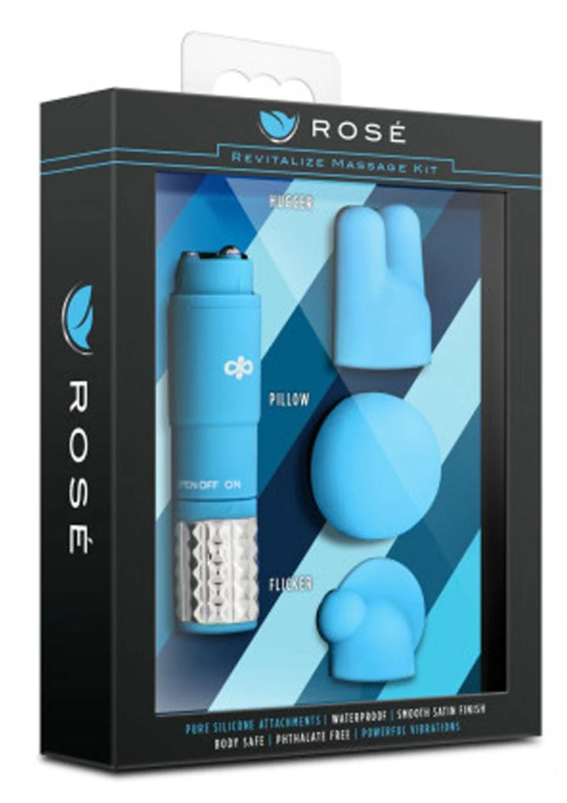Rose Revitalize Massage Kit with Silicone Attachments - Image 4
