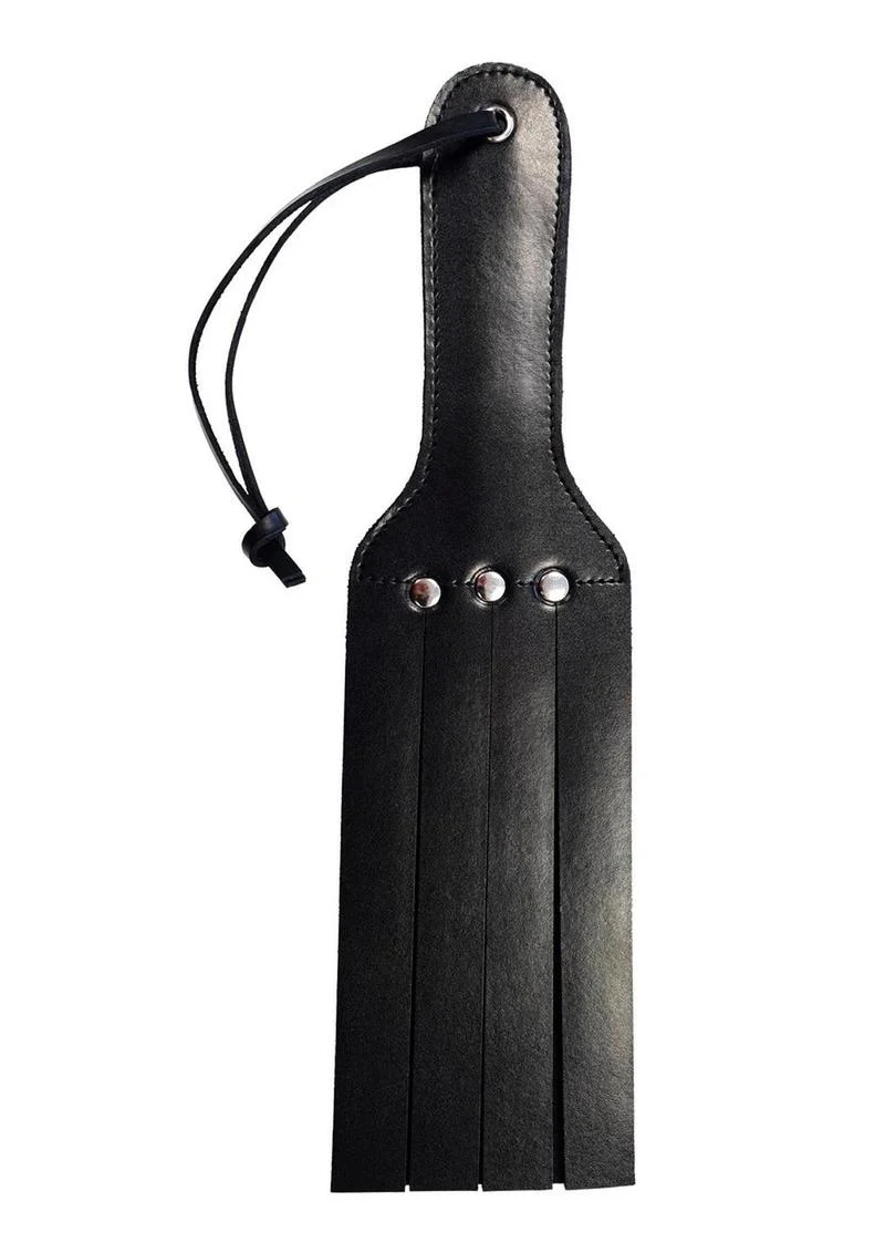 Rouge 4 Strap Leather Paddle