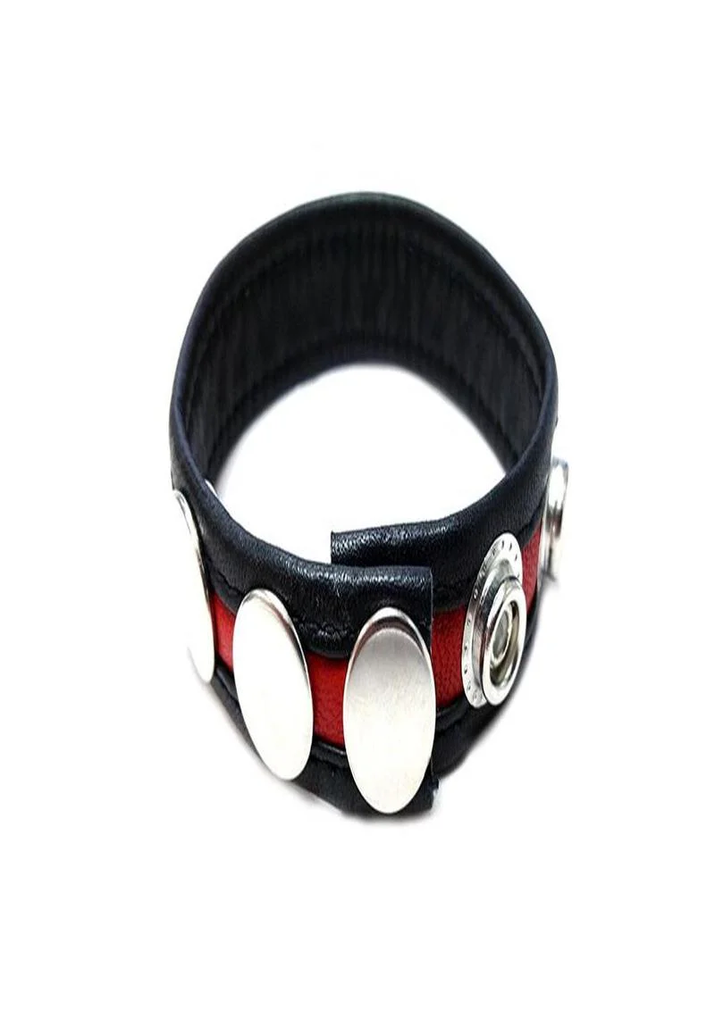Rouge Leather Adjustable Cock Strap - Image 8
