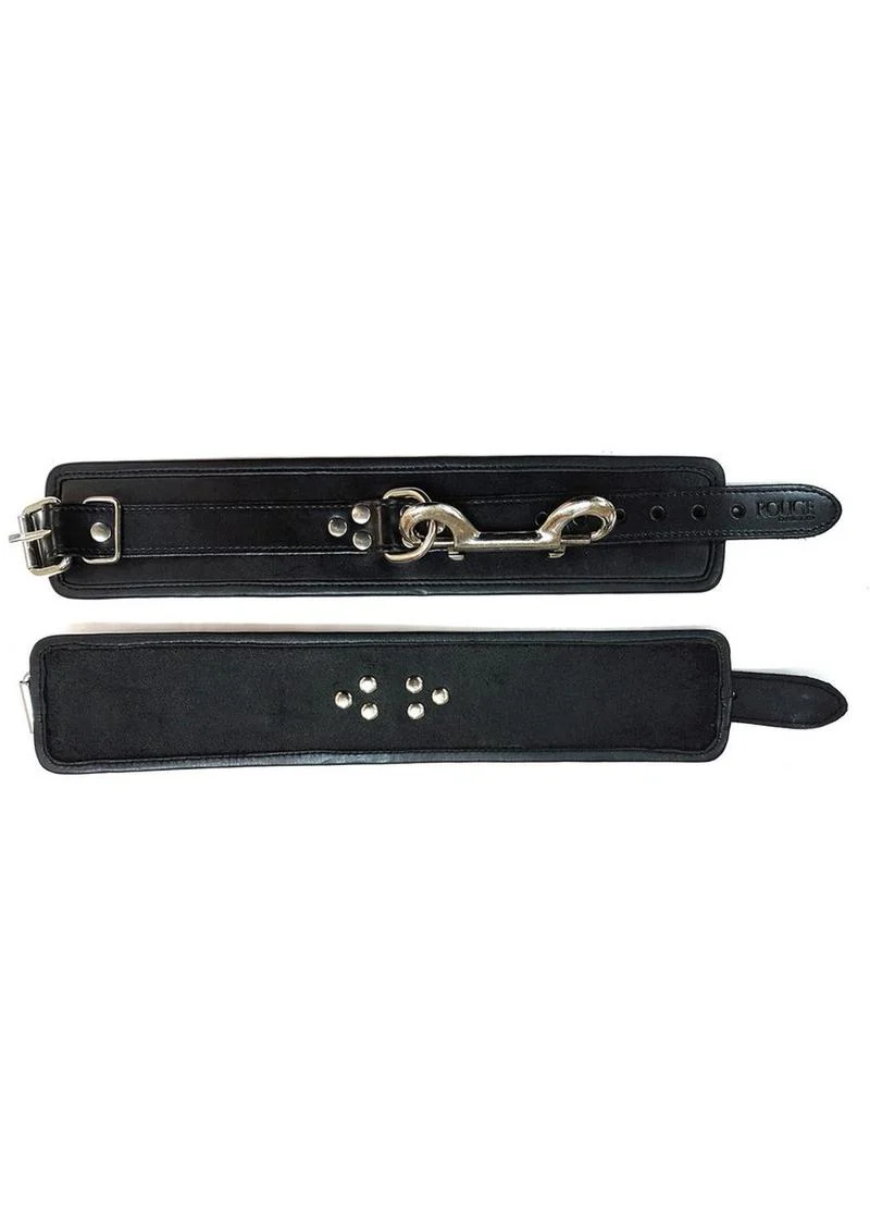 Rouge Leather Ankle Cuffs - Image 6