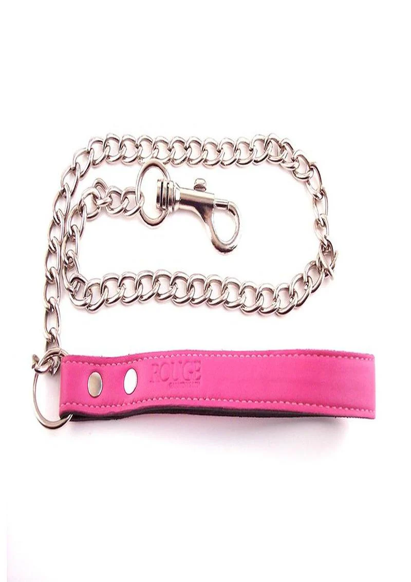 Rouge Leather Lead Chain - Image 7