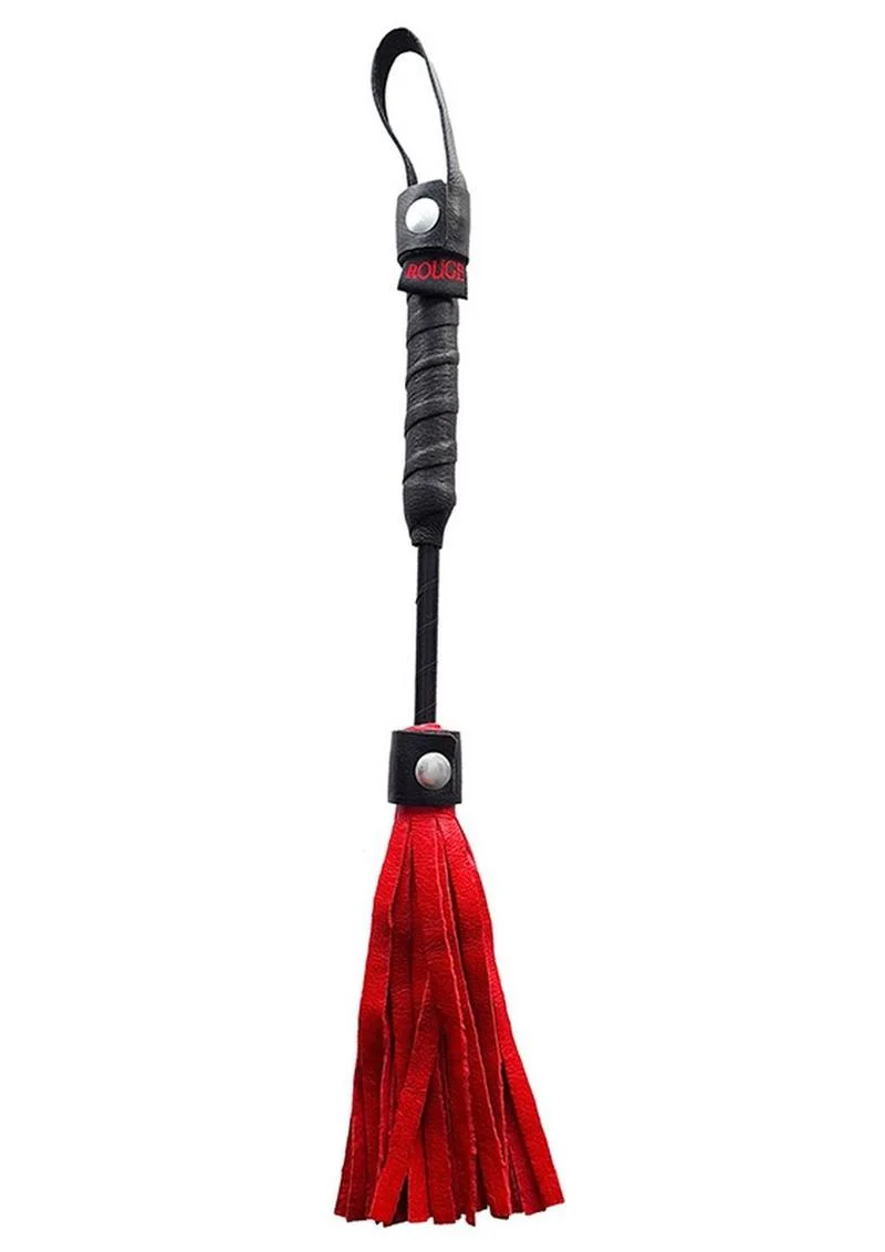 Rouge Leather Mini Flogger - Image 4