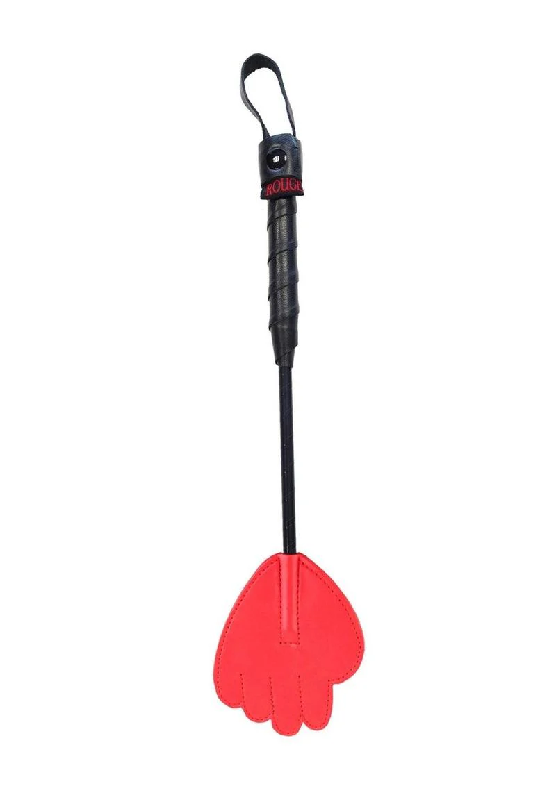 Rouge Mini Leather Hand Riding Crop - Image 2