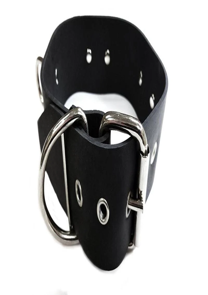 Rouge Rubber Adjustable 3 D-Ring Coller - Image 3
