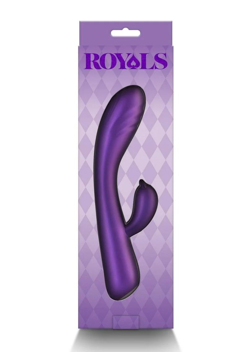 Royals Dutchess Rechargeable Silicone Rabbit Vibrator - Image 4