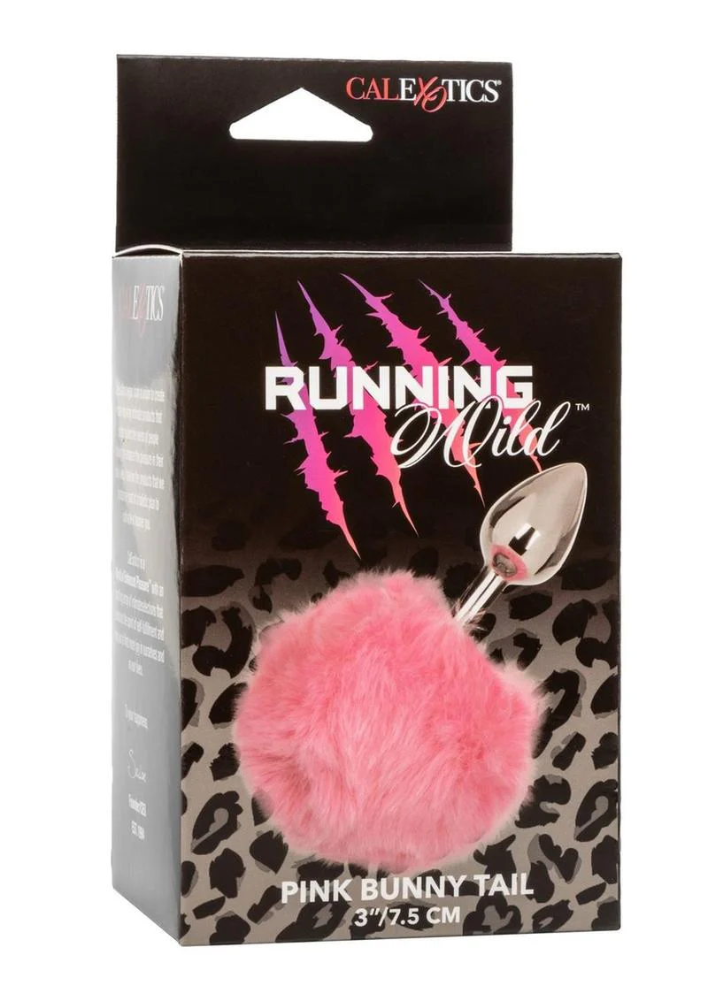 Running Wild Faux Fur Bunny Tail and Metallic Anal Plug - Image 6