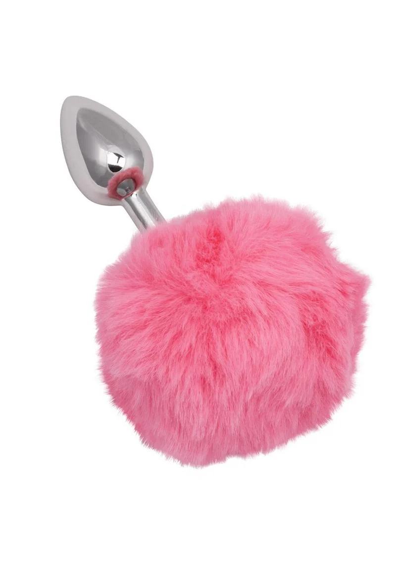 Running Wild Faux Fur Bunny Tail and Metallic Anal Plug - Image 7