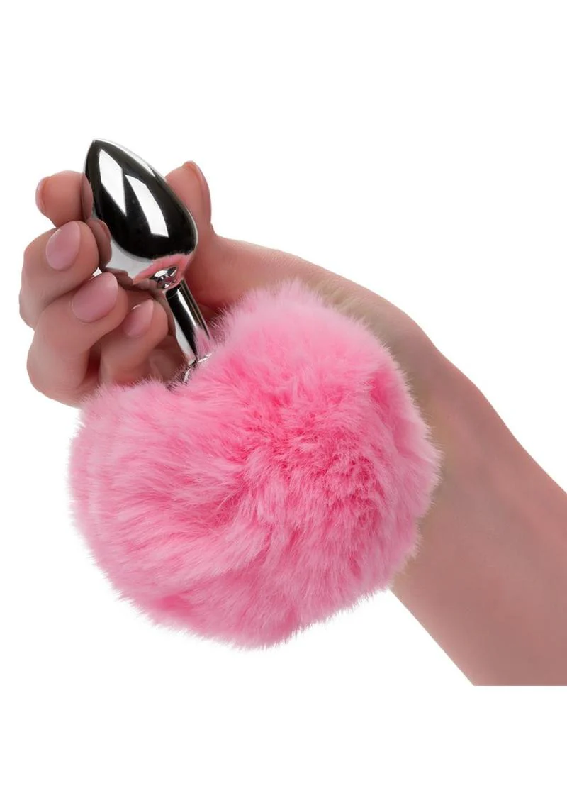 Running Wild Faux Fur Bunny Tail and Metallic Anal Plug - Image 8