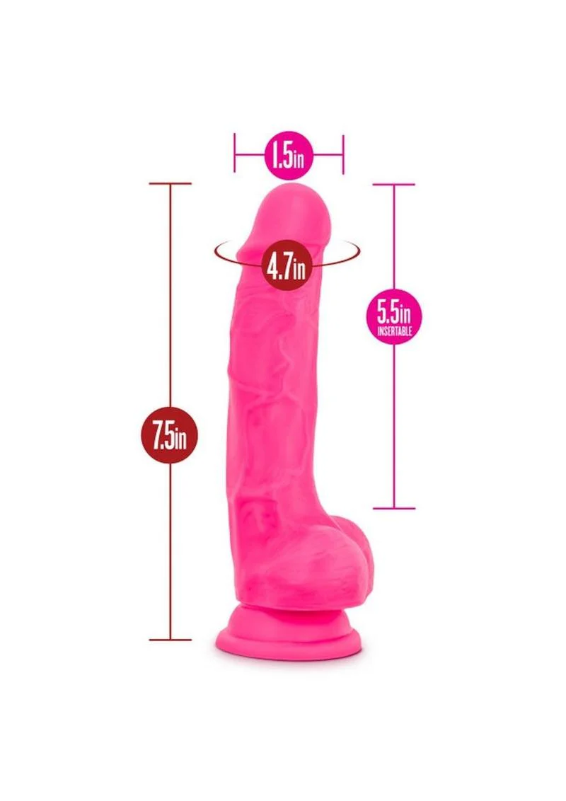 Ruse Hypnotize Silicone Dildo with Balls - Image 4