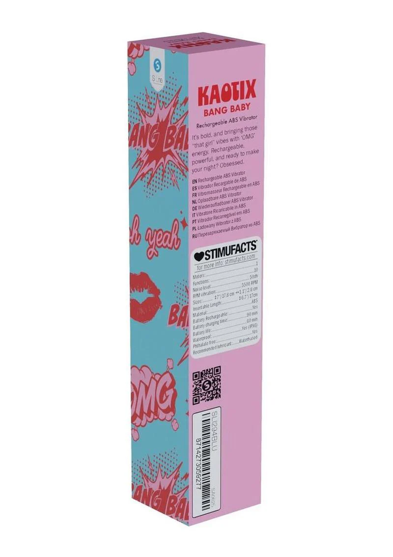 S-Line Kaotix Bang Baby Rechargeable Vibrator - Image 3