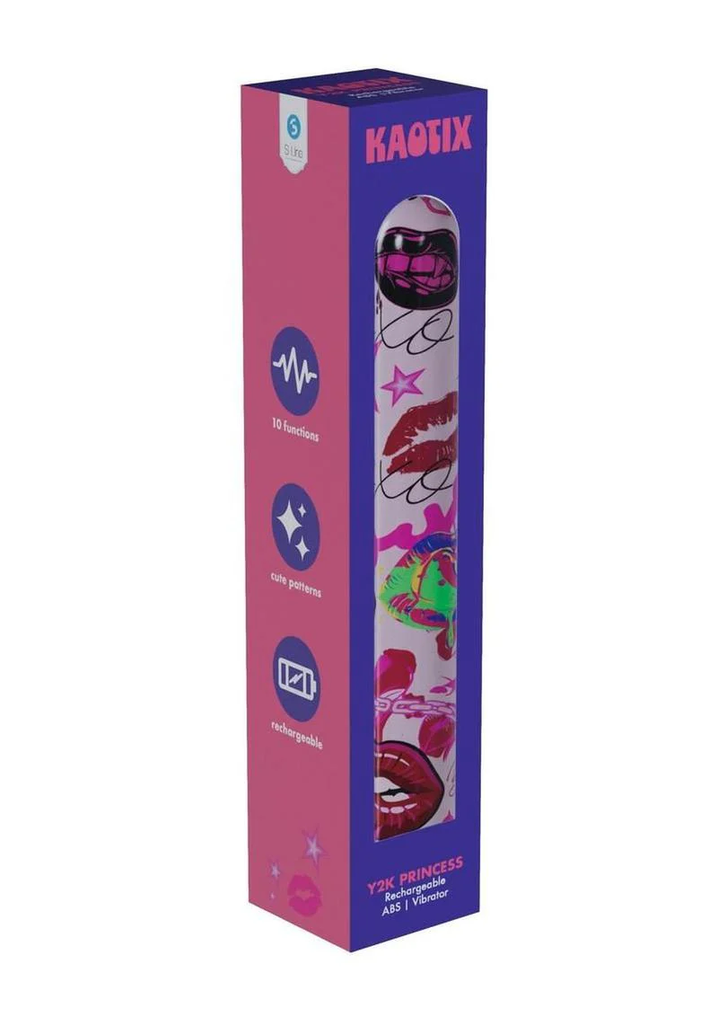 S-Line Kaotix Y2k Princess Rechargeable Vibrator - Powder - Image 2