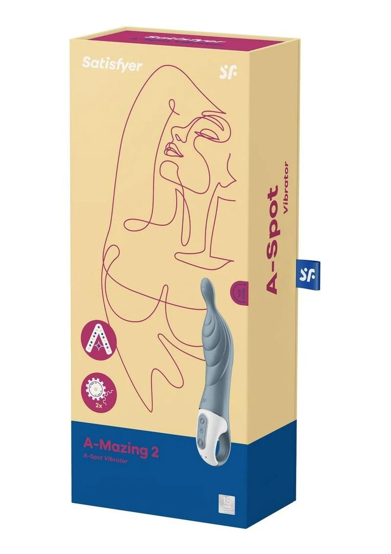 Satisfyer A-Mazing 2 Silicone Vibrating Stimulator - Image 3