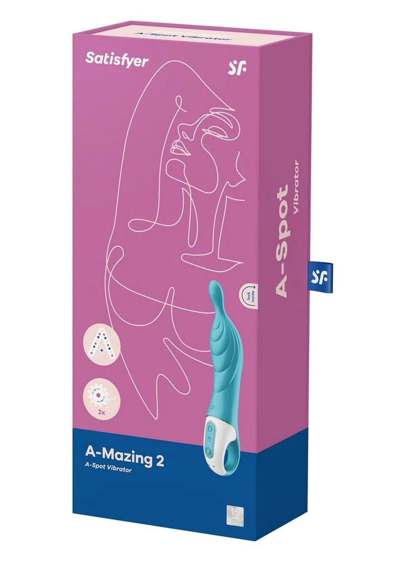 Satisfyer A-Mazing 2 Silicone Vibrating Stimulator - Image 6
