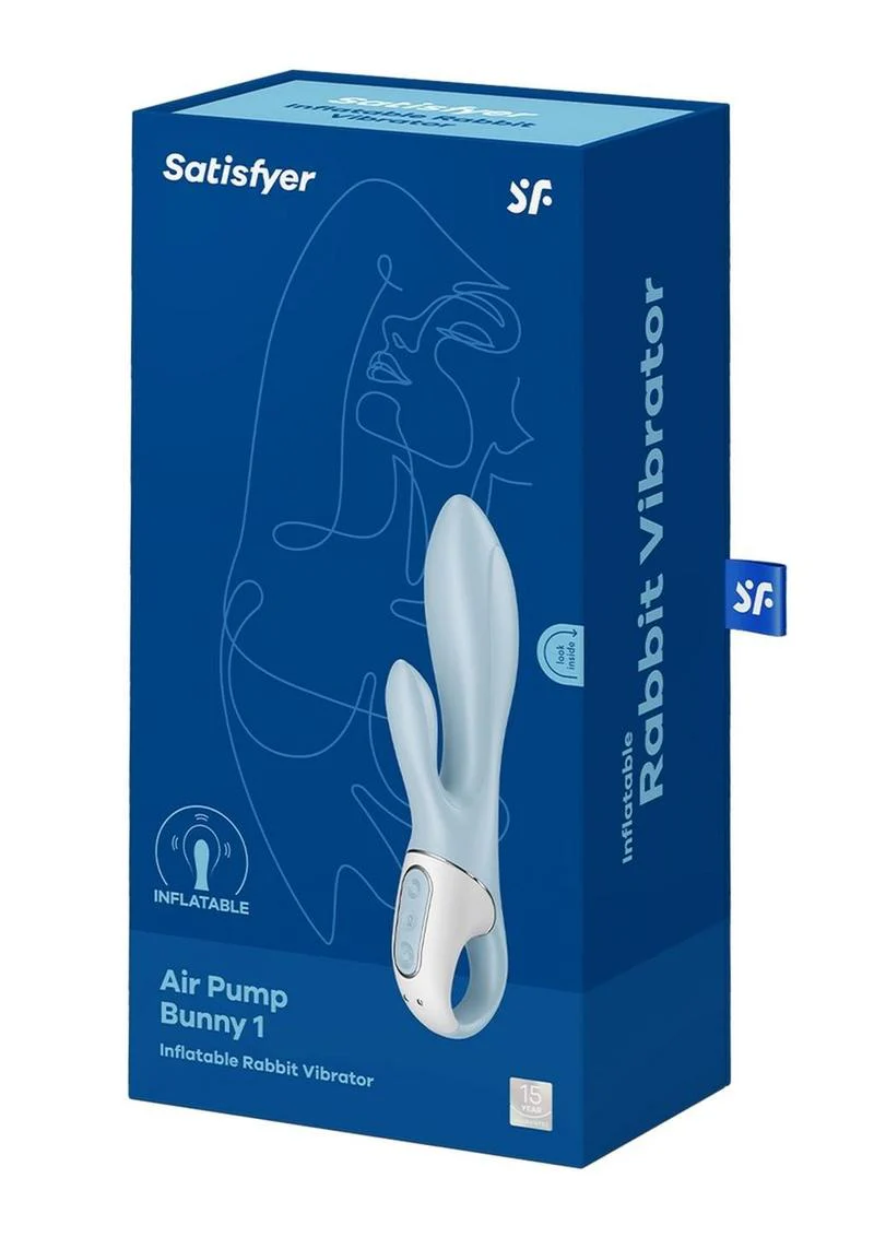 Satisfyer Air Pump Bunny 1 Rechargeable Silicone Rabbit Vibrator - Image 2