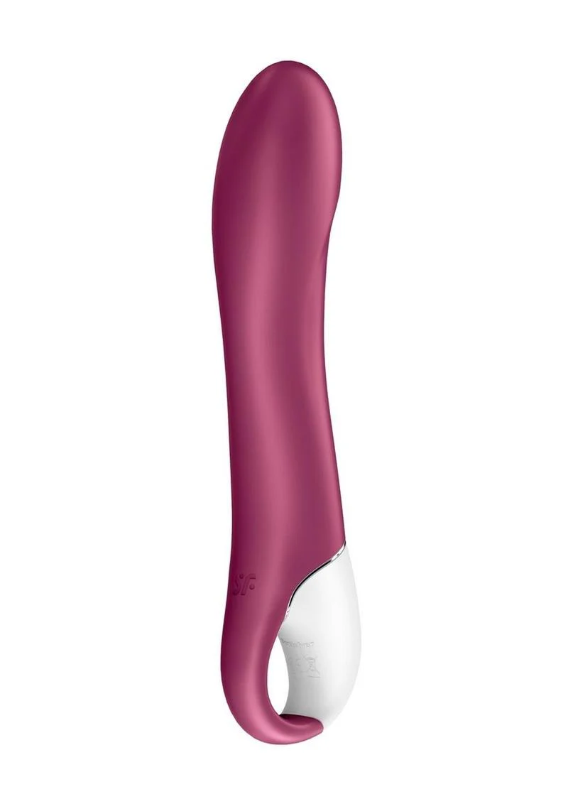 Satisfyer Big Heat Rechargeable Silicone Warming Vibrator - Image 3