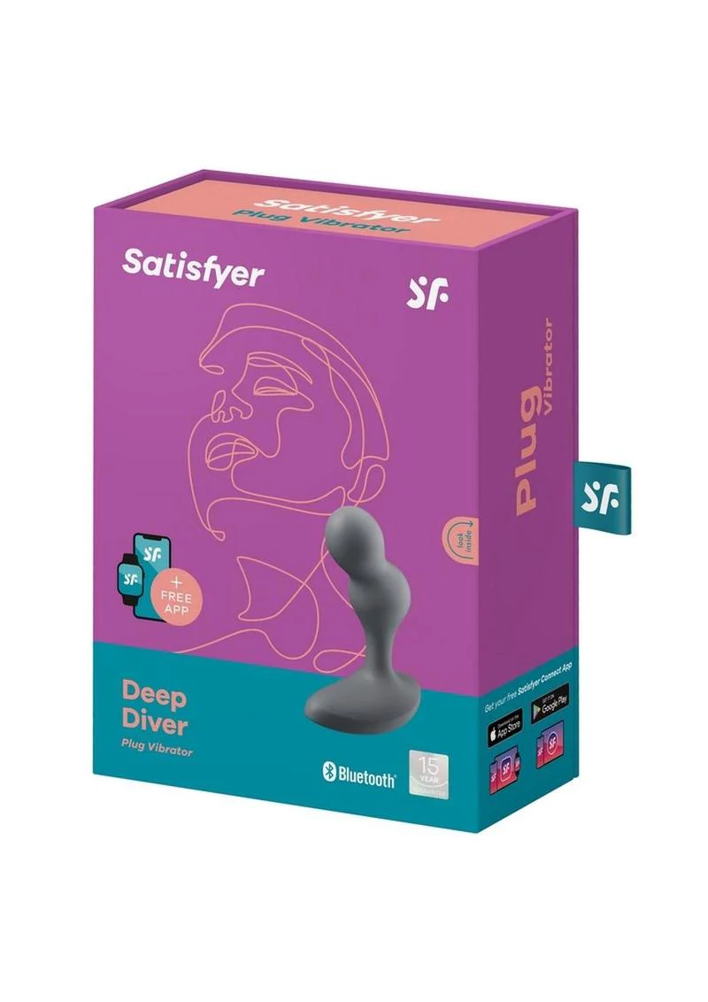 Satisfyer Deep Diver Silicone Vibrating Anal Plug - Image 3