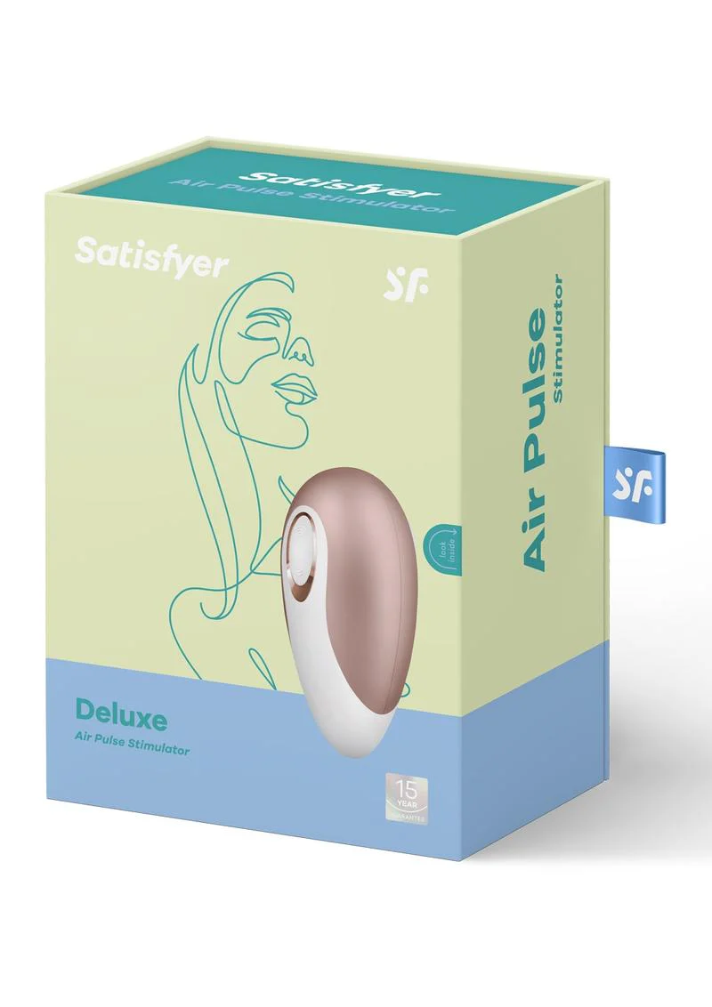 Satisfyer Deluxe Silicone Rechargeable Clitoral Stimulator - Image 2