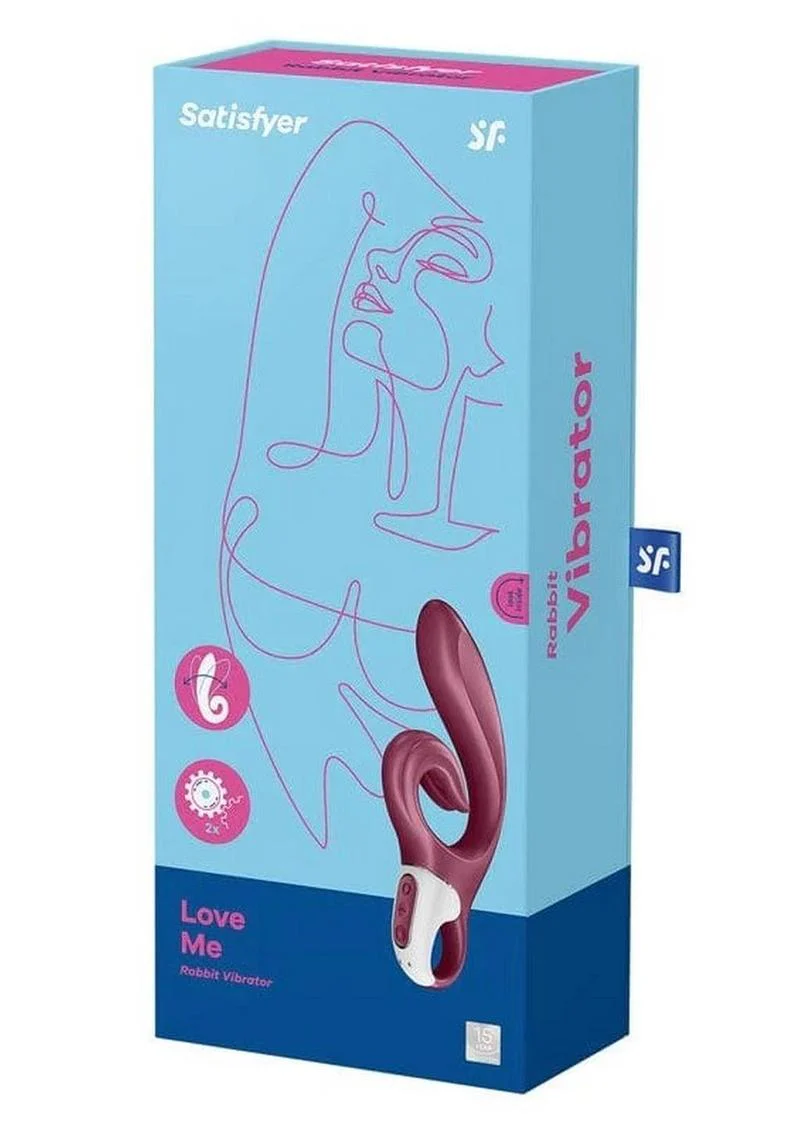Satisfyer Love Me Rechargeable Silicone Rabbit Vibrator - Image 2