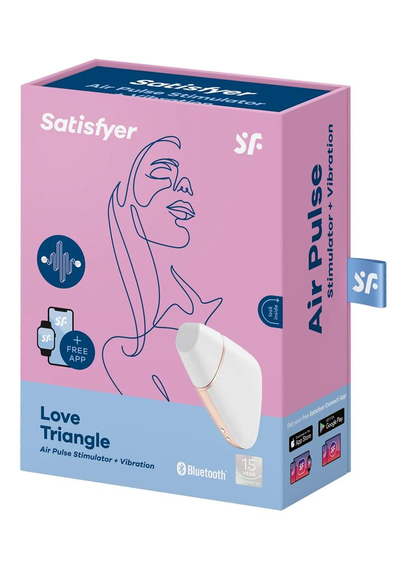 Satisfyer Love Triangle Rechargeable Silicone Clitoral Stimulator - Image 2