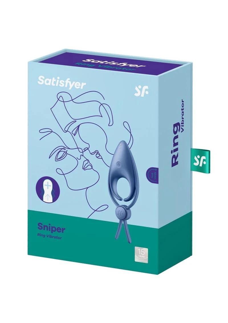 Satisfyer Men Sniper Rechargeable Silicone Vibrating Cock Ring - Image 6