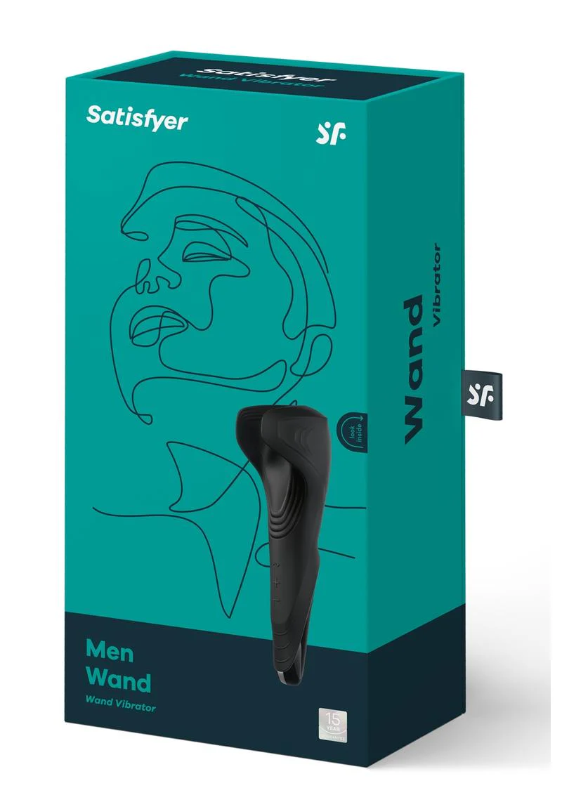 Satisfyer Men Wand Male Masturbator USB Rechargeable Multi Function Waterproof - Image 2