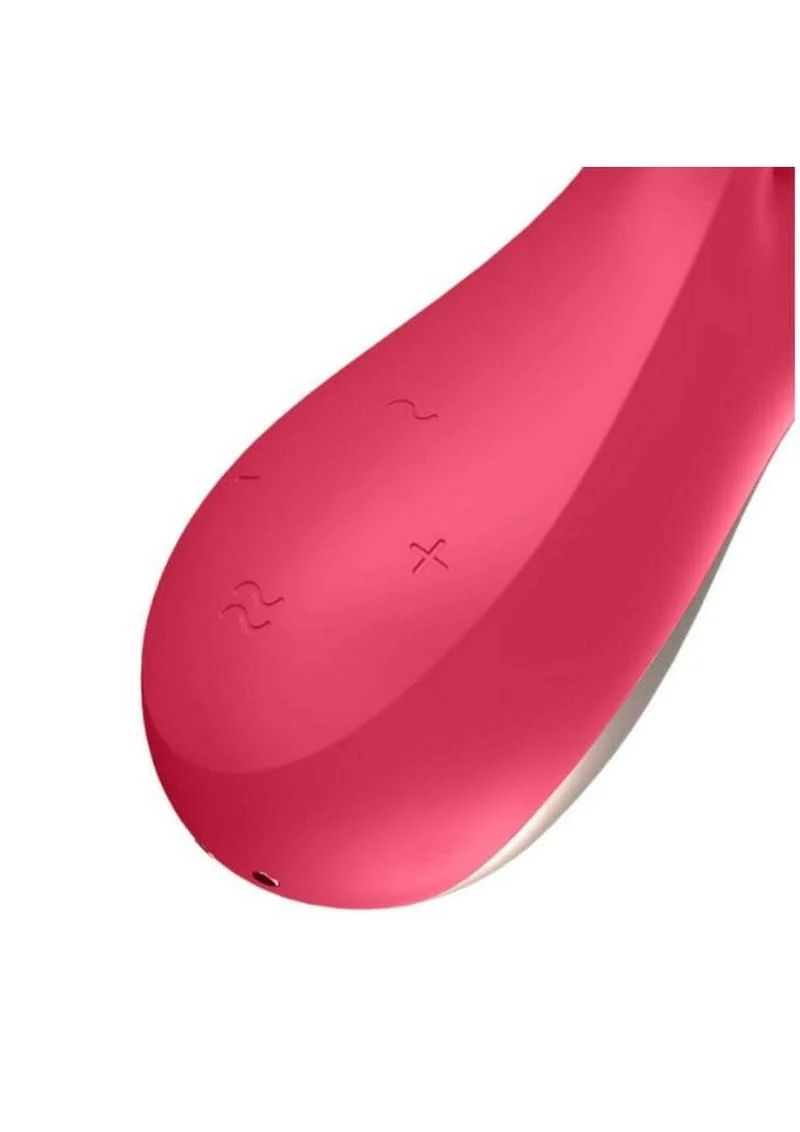 Satisfyer Mono Flex Rechargeable Silicone Rabbit Vibrator - Image 4